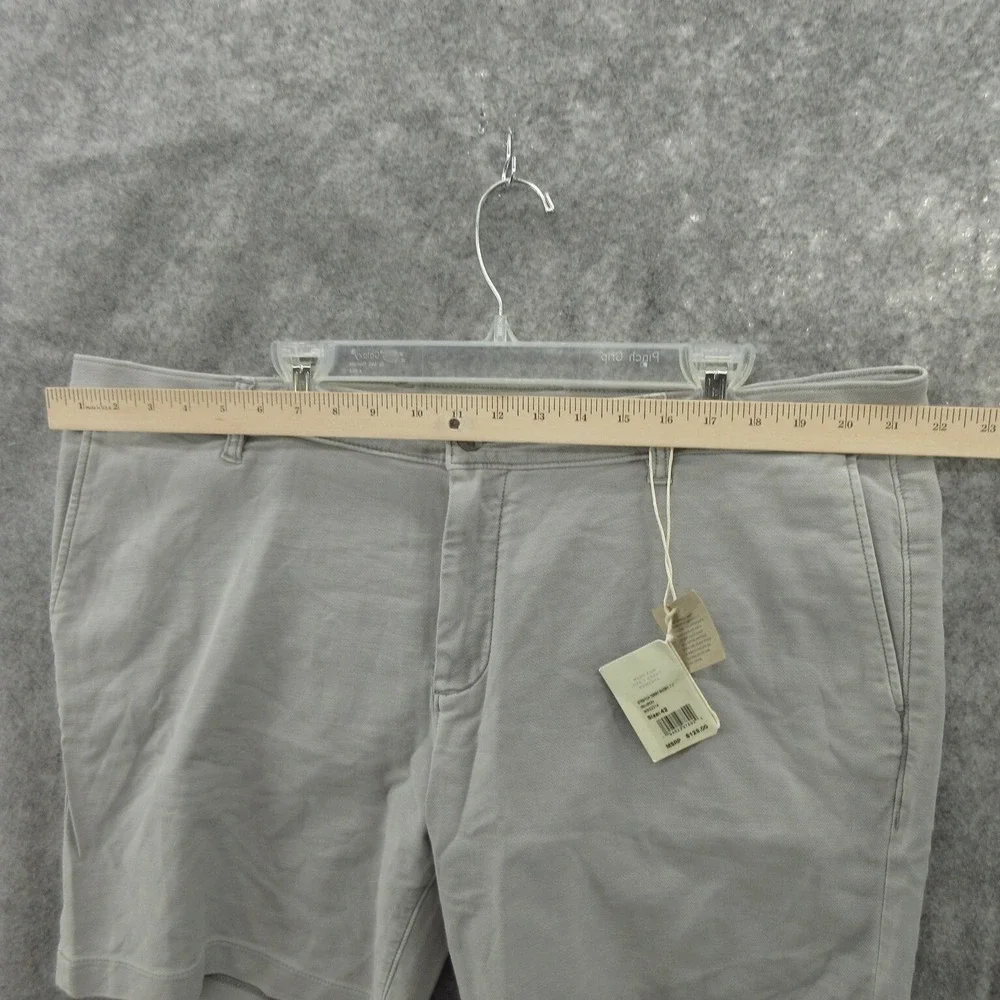 Faherty Men's Chino Shorts 42 Iron Cotton Blend Stretch Terry 7